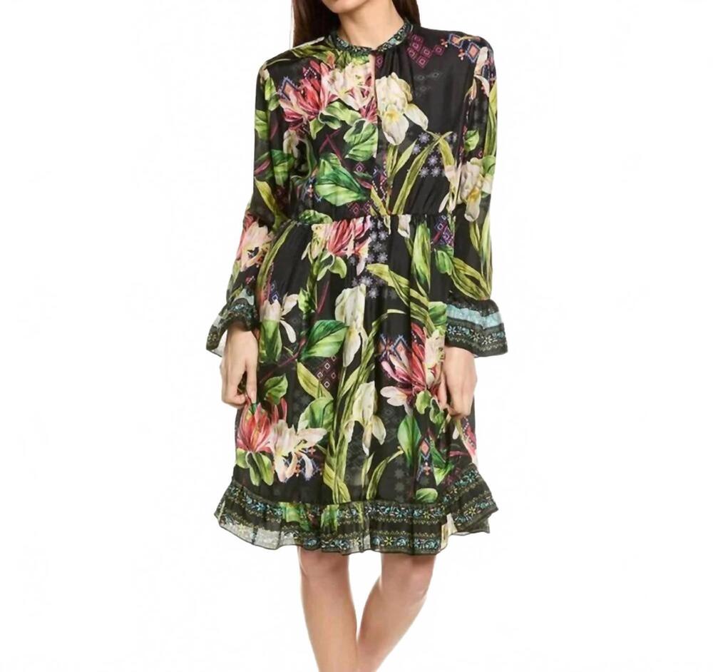 NEW JOHNNY WAS mitra slip dress in iris whisper